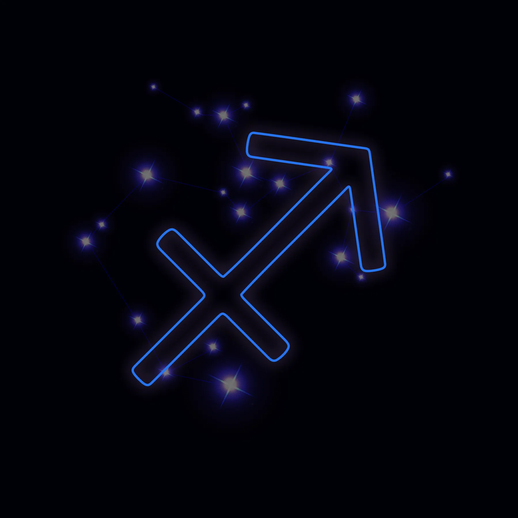 Amor Fati symbol and zodiac signs