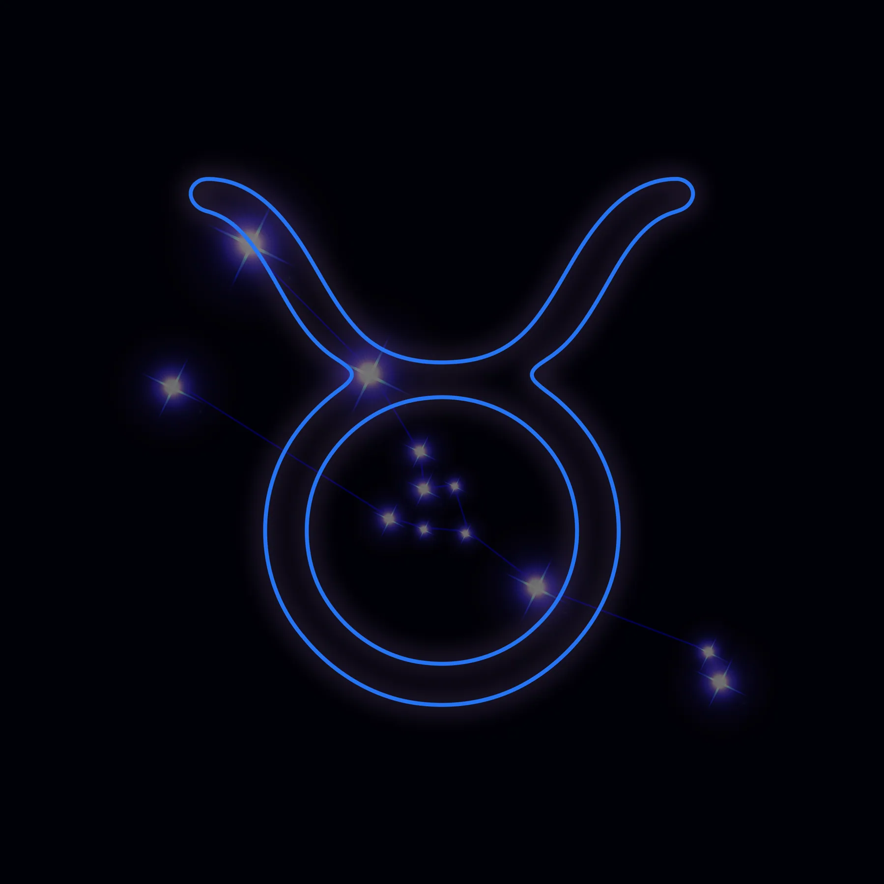 Amor Fati symbol and zodiac signs