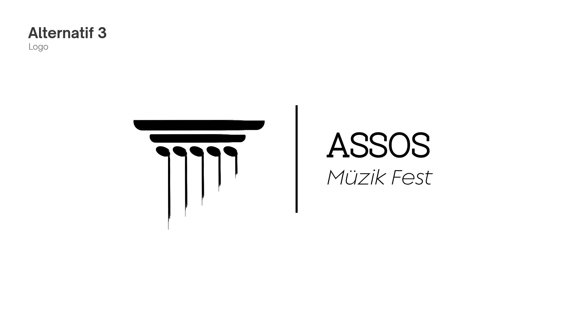 Assos Music Festival logo proposals