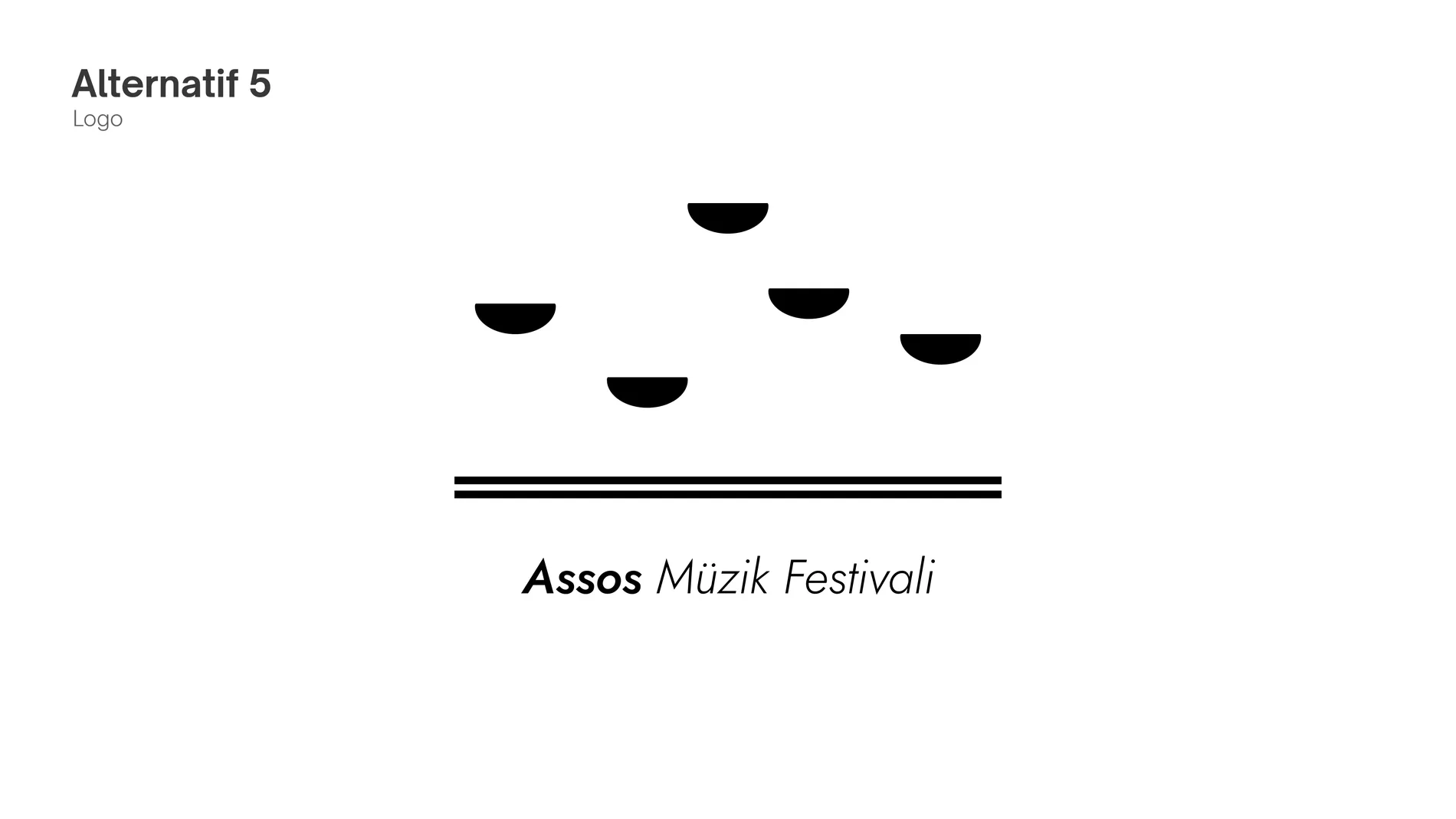 Assos Music Festival logo proposals