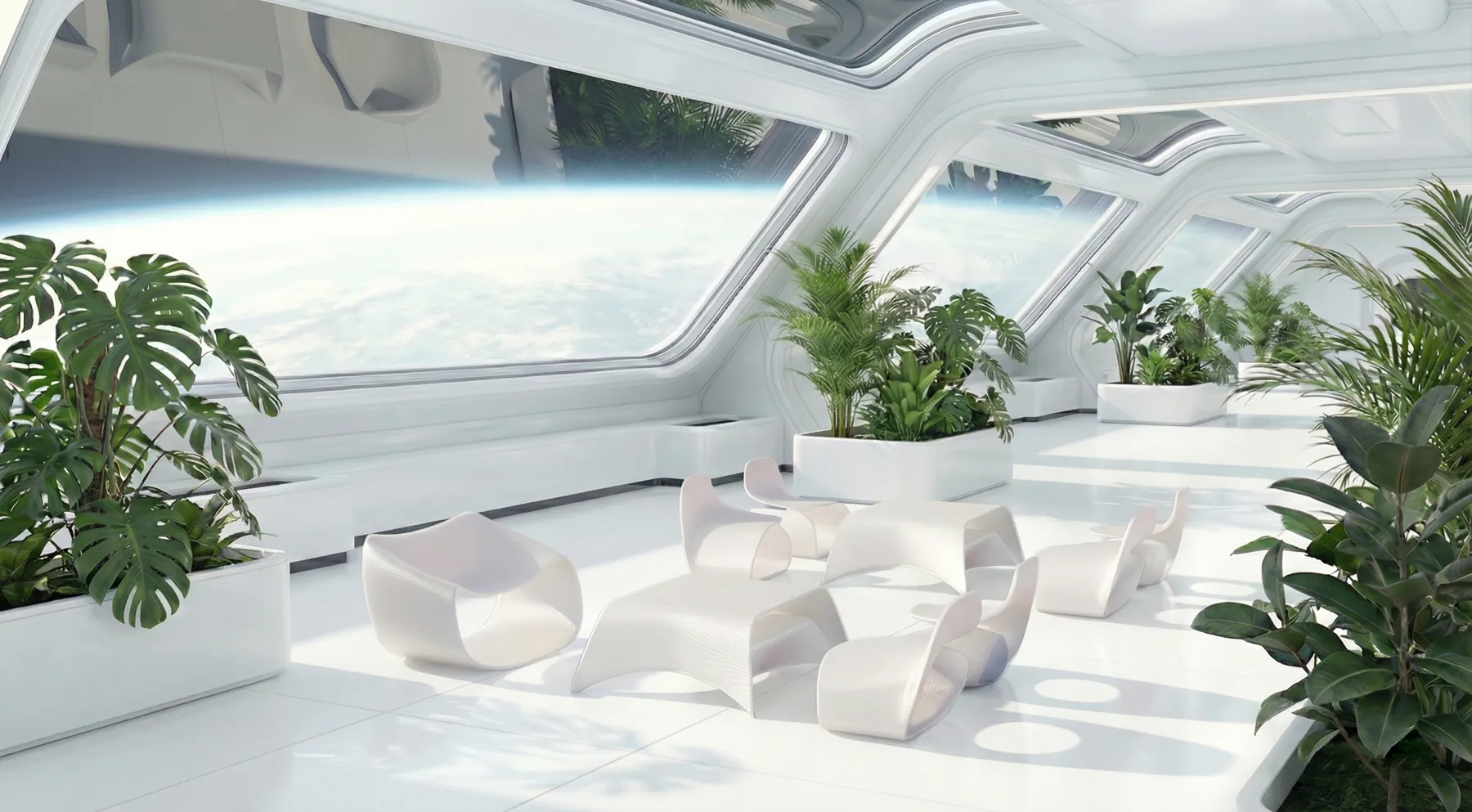 Space lounge and sketches