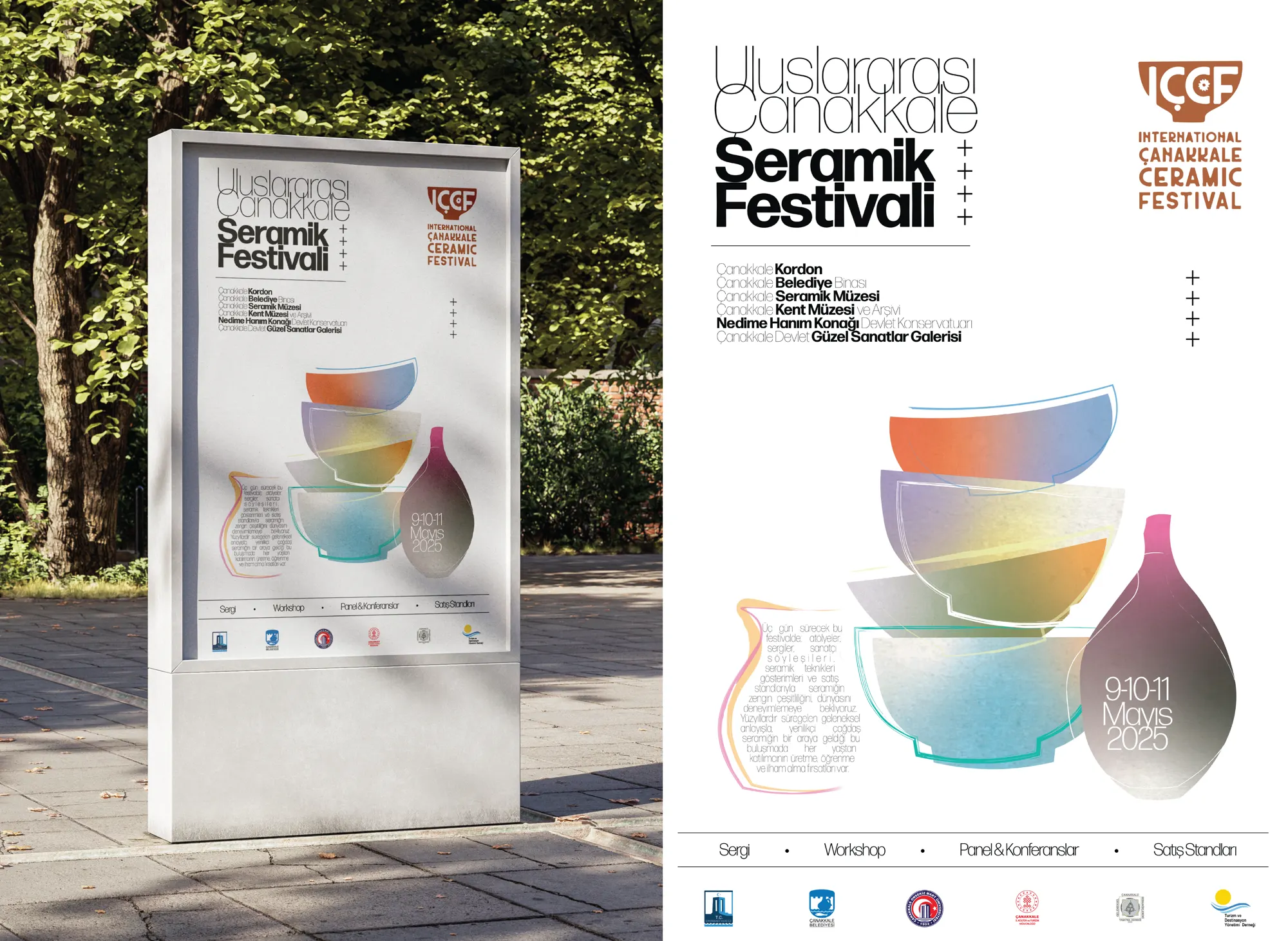 ICCF ceramic festival poster