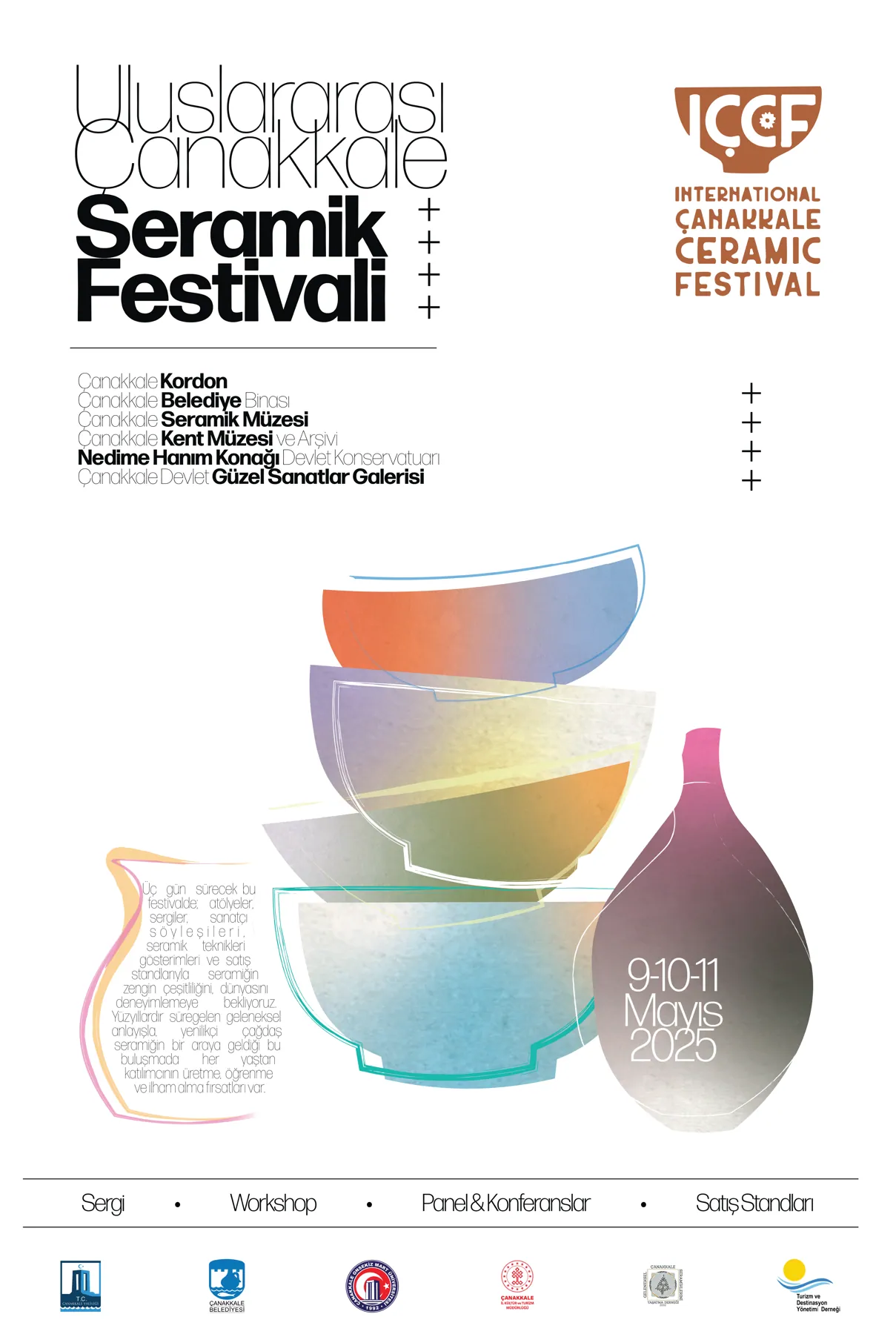 ICCF ceramic festival poster