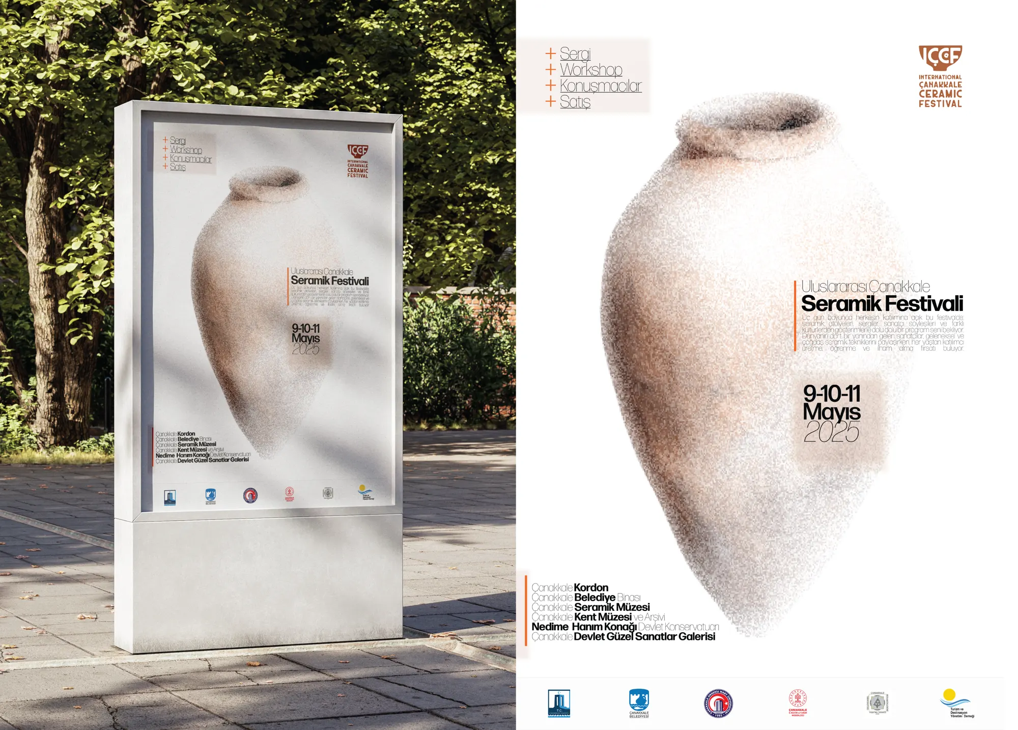 ICCF ceramic festival poster