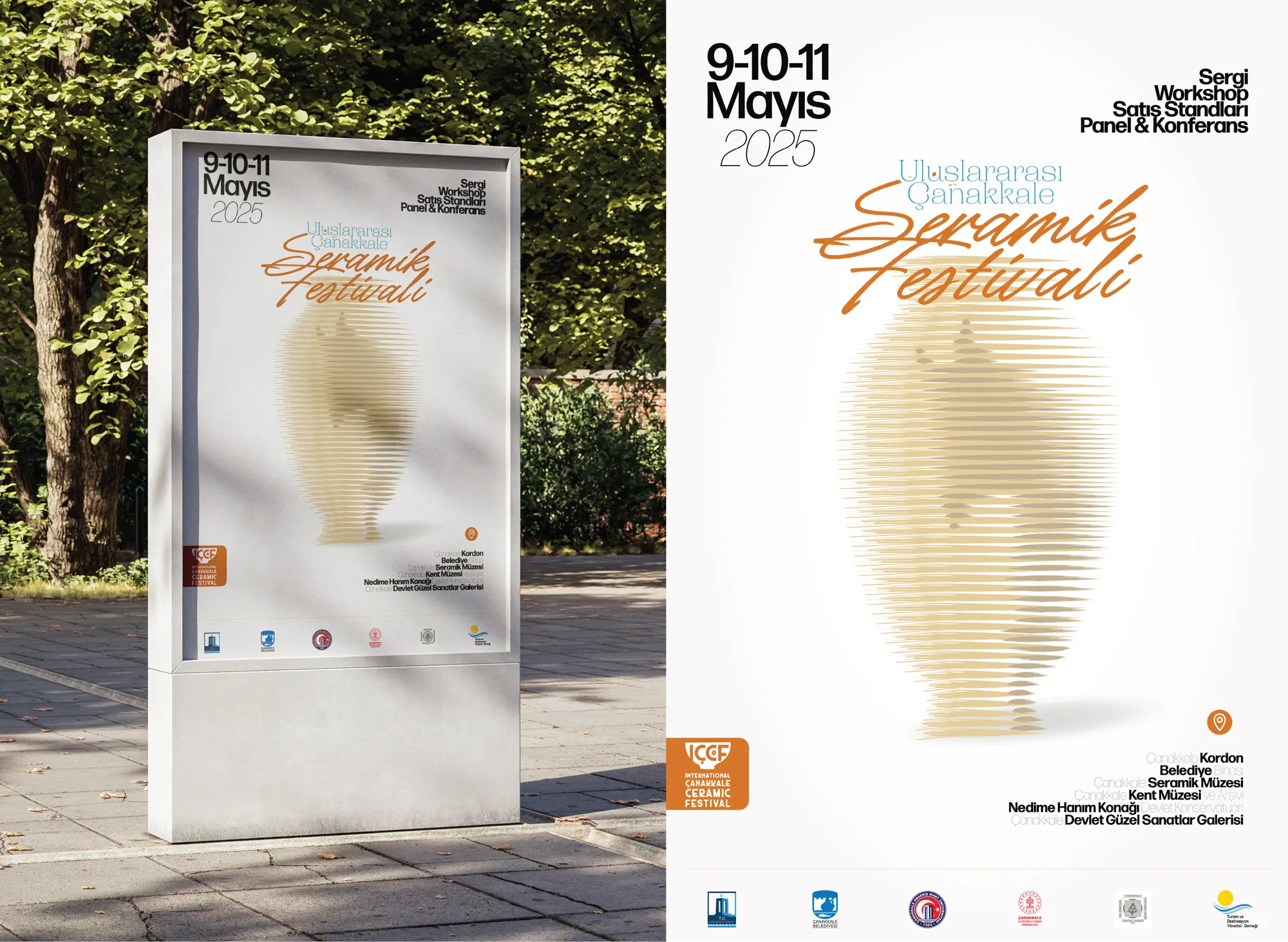 ICCF ceramic festival poster