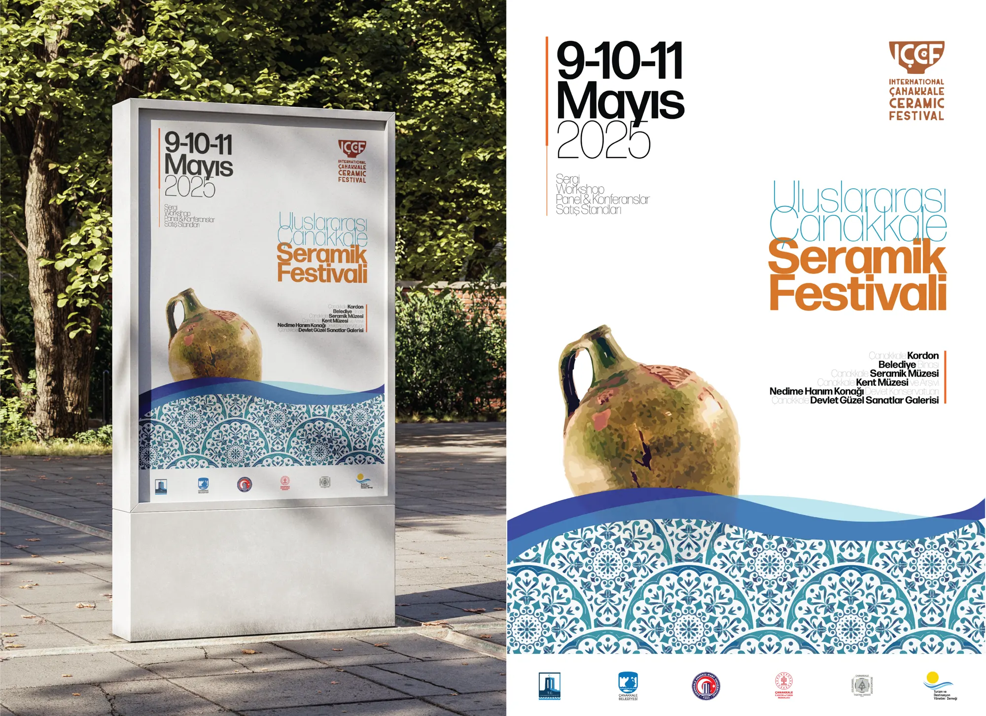 ICCF ceramic festival poster