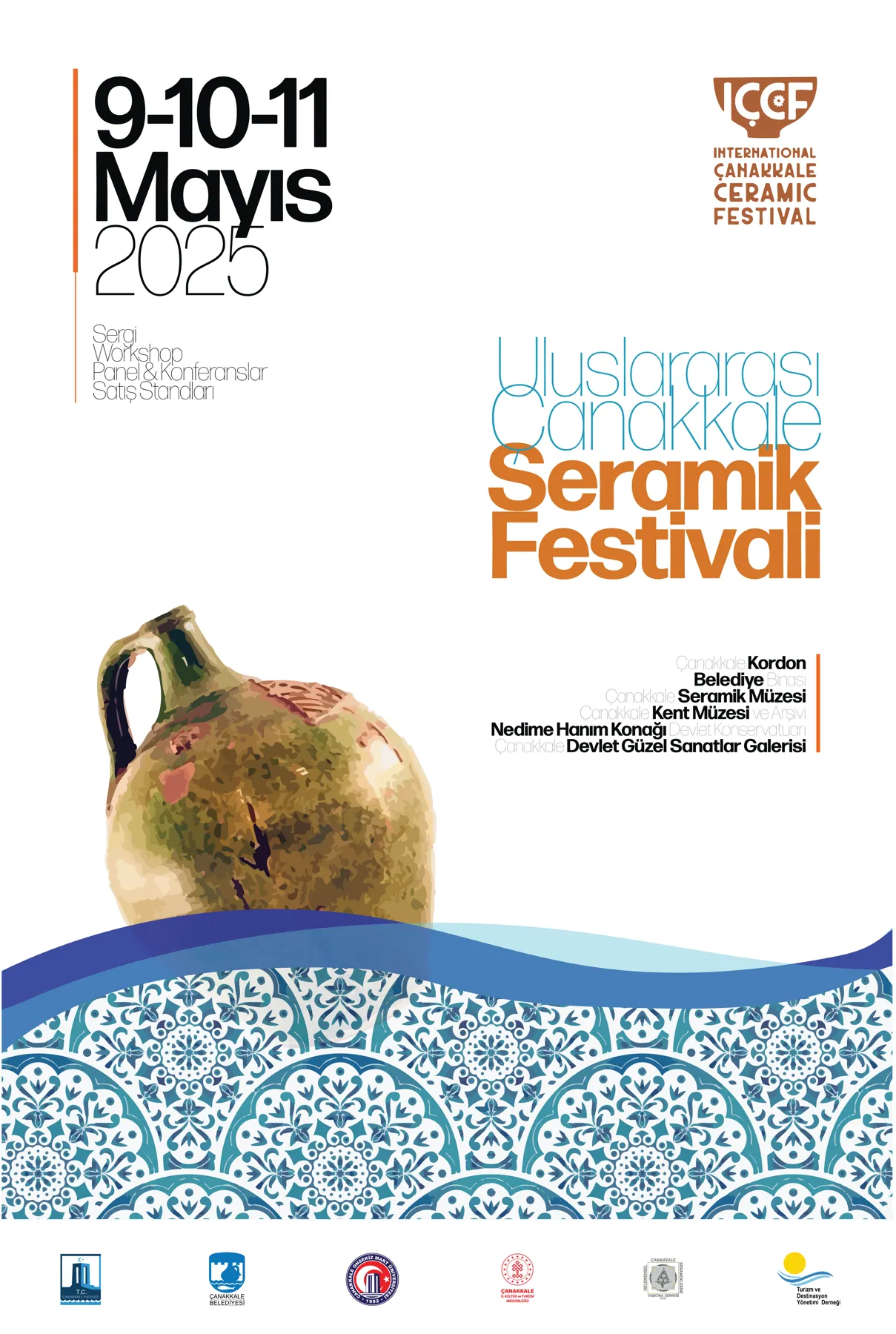 ICCF ceramic festival poster