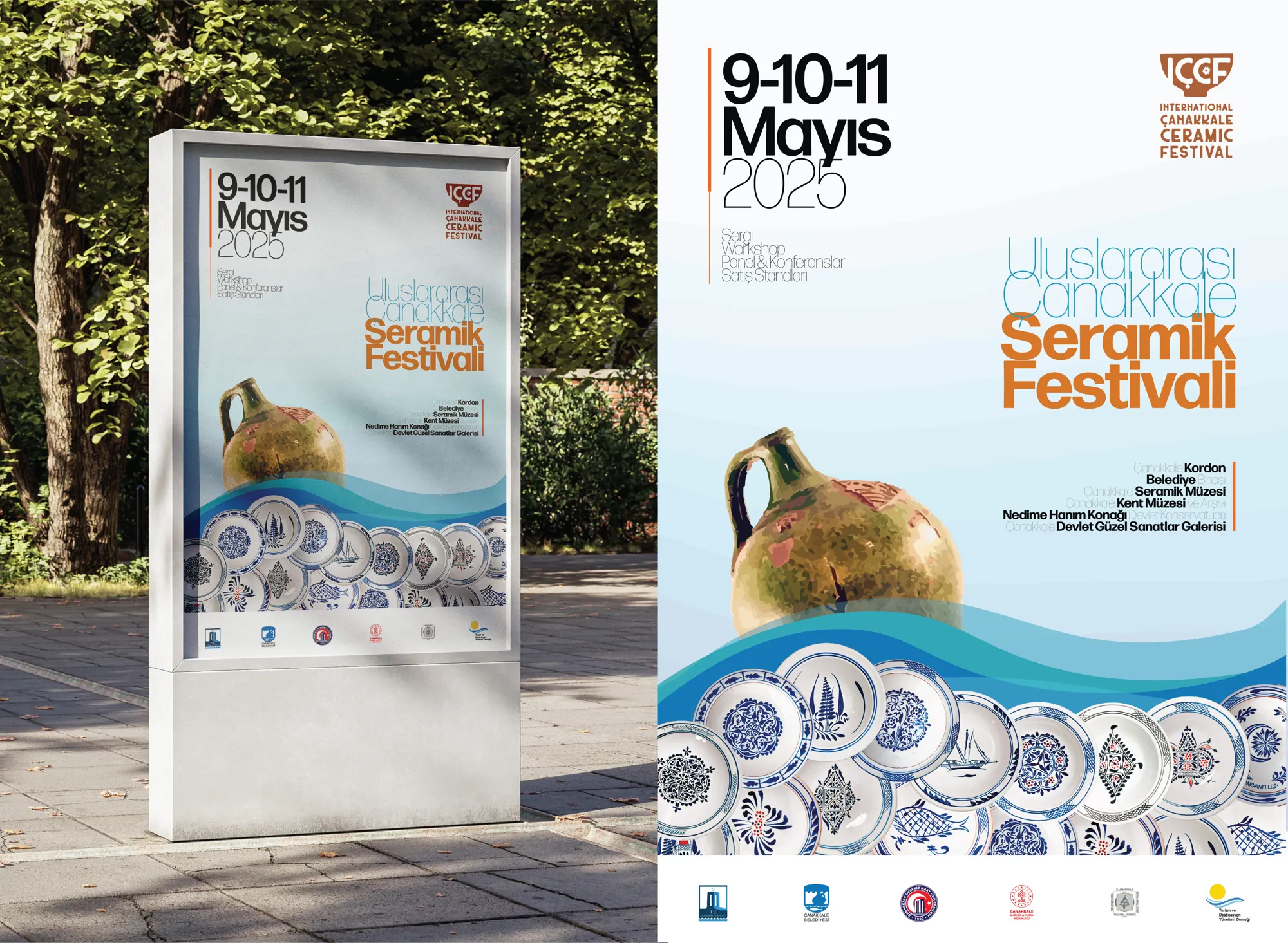 ICCF ceramic festival poster