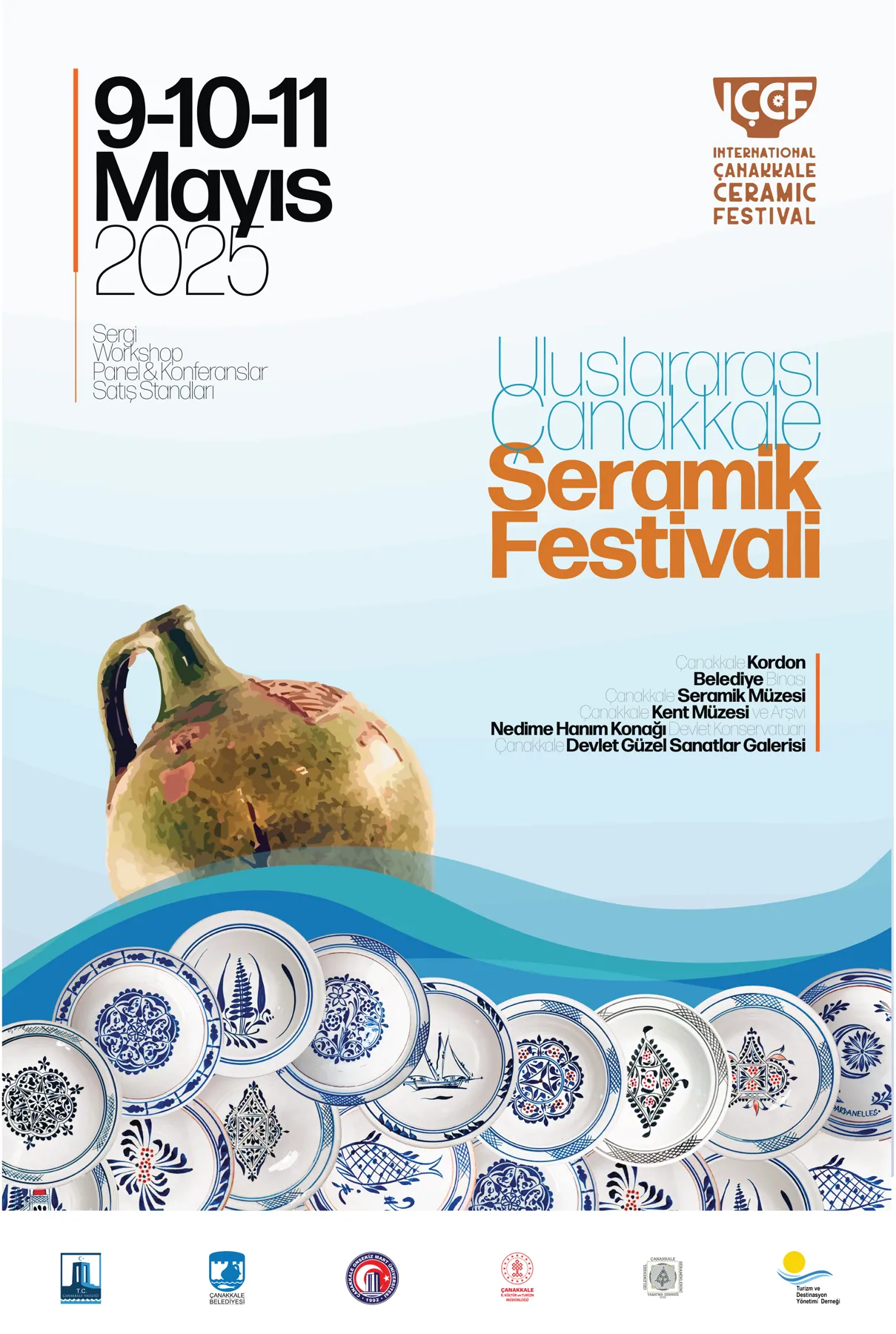 ICCF ceramic festival poster