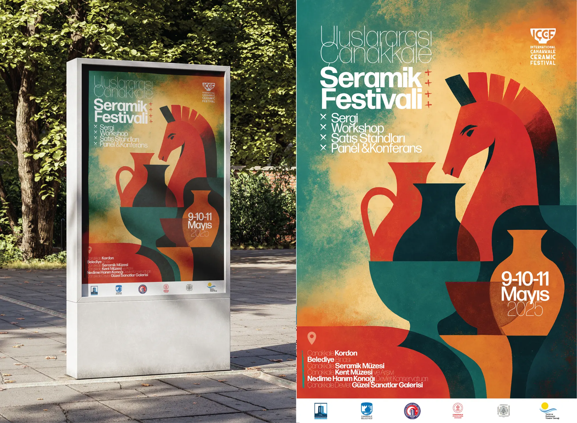ICCF ceramic festival poster
