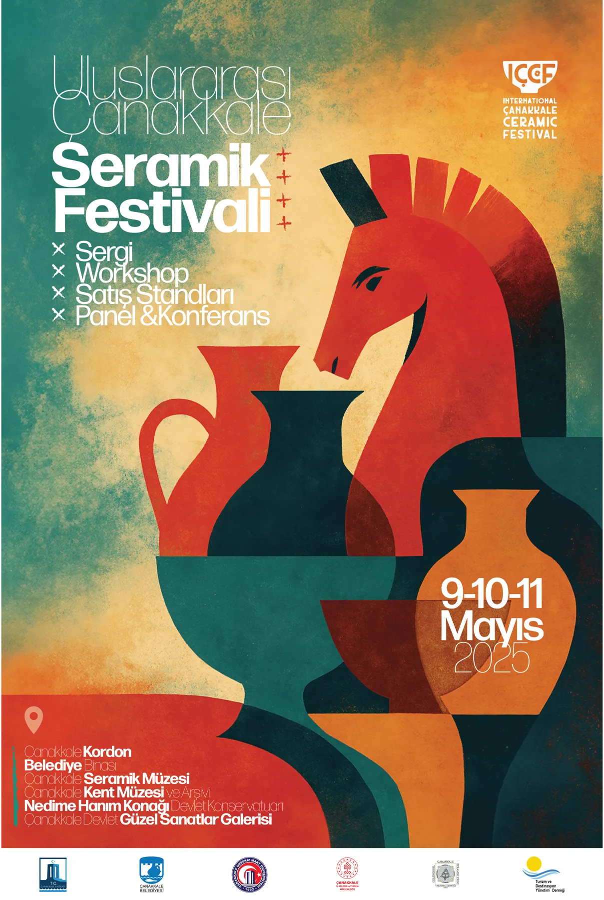 ICCF ceramic festival poster