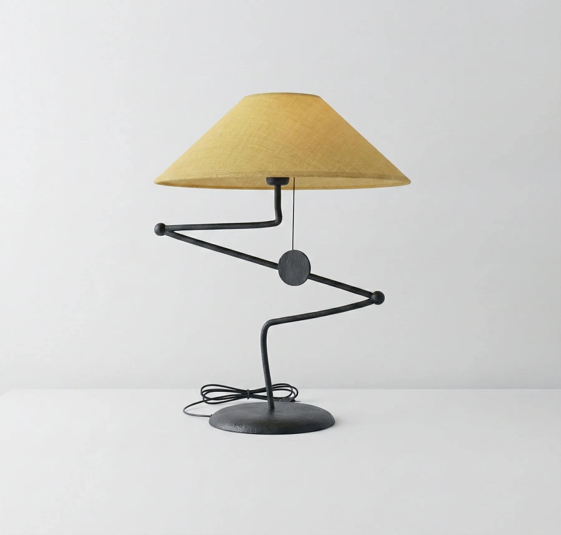 Zigzag table lamp