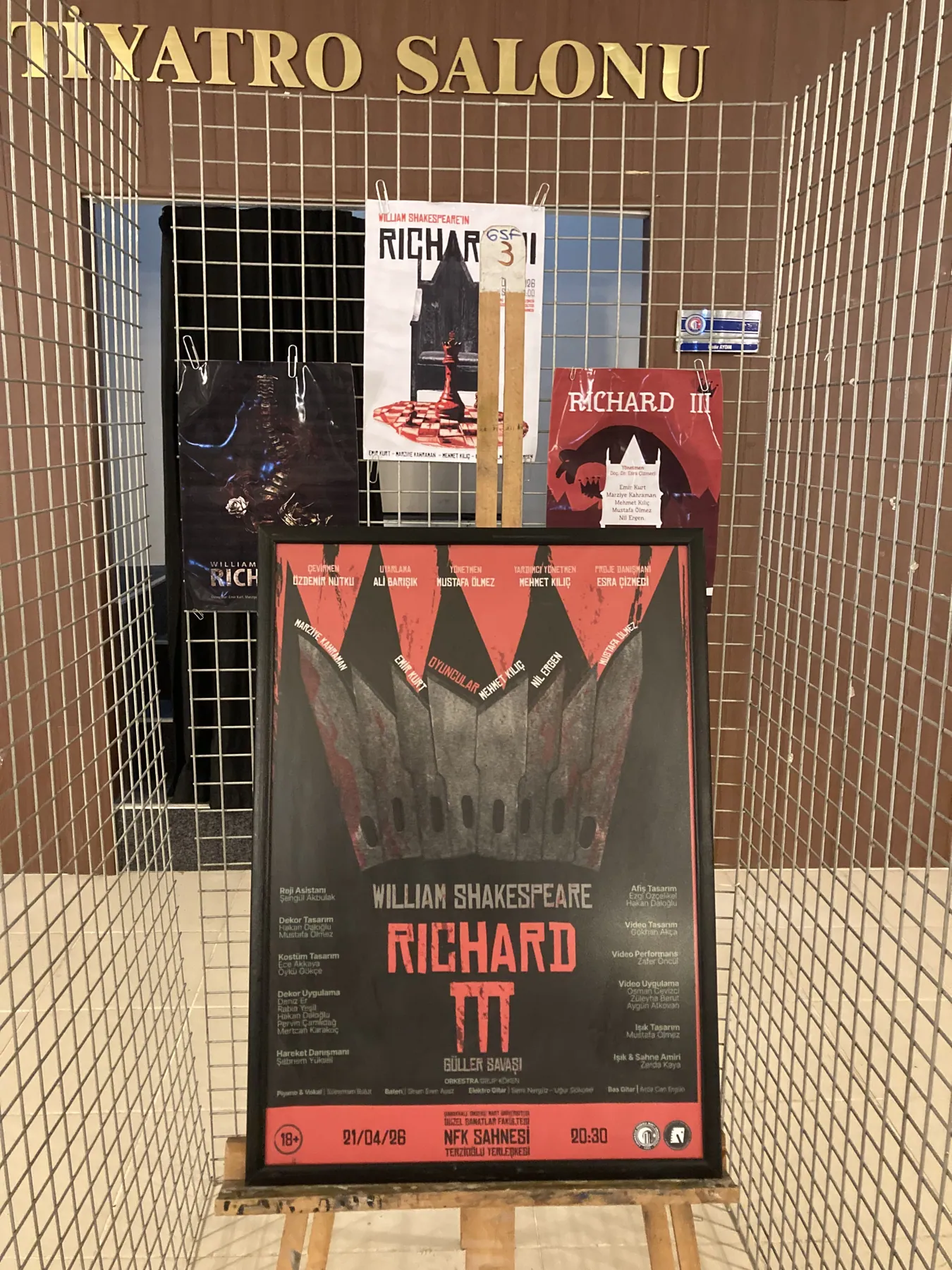 Richard III theatre poster
